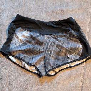 Nike Dri-Fit Black and Gray Shorts